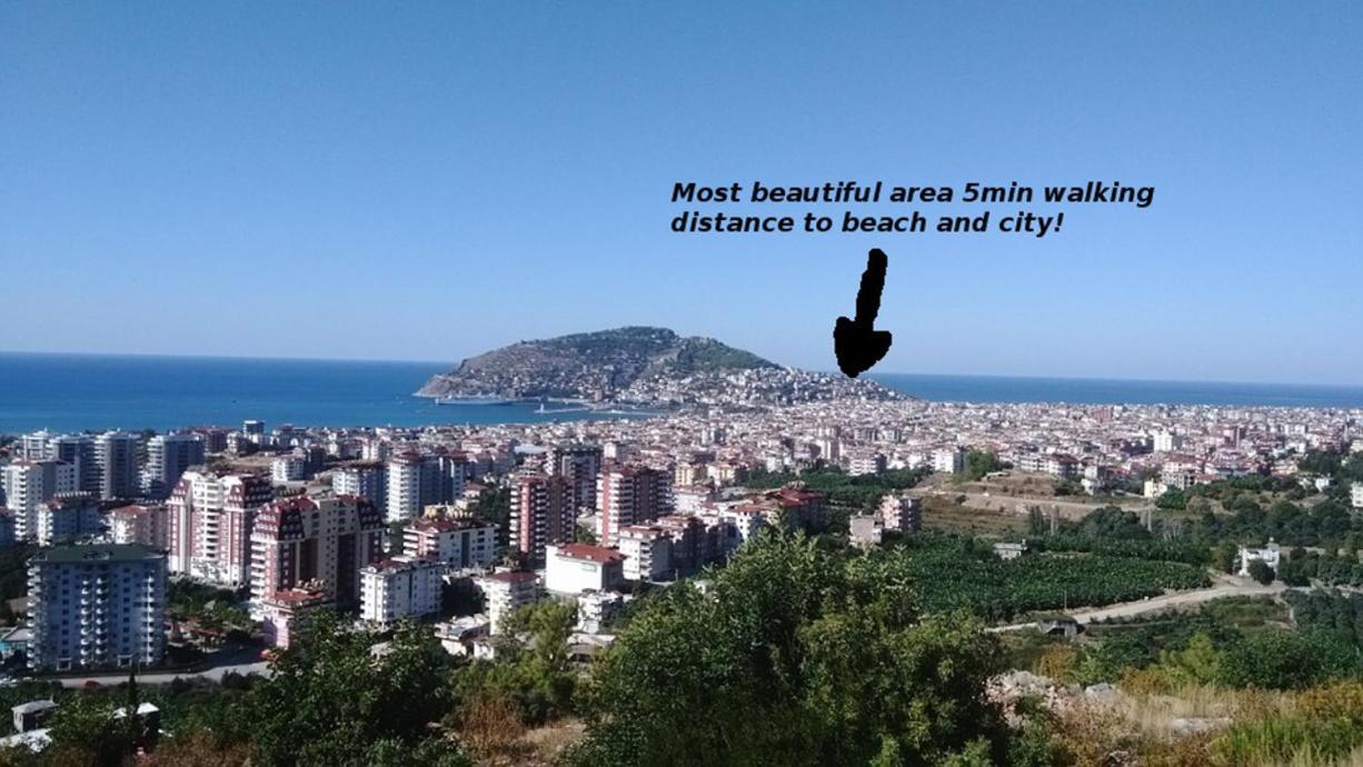 Beautiful Sultan House At Cleopatra Beach 1 With Umbrellas, Balcony, Barbecue, Private 100Mbps Wifi, Smart Tv, Table Games, Vip Trans-Fer - Beautiful Apartmenthouse Alanya Esterno foto